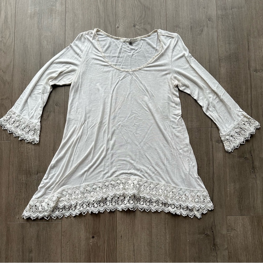 Max Studio 3/4 sleeve tunic - size small